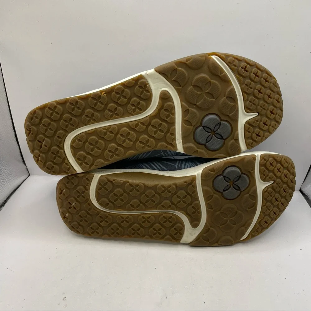 Ryka Kailee Comfort Shoe Textile Blue Fern Design Size women’s 9m arch support - Picture 6 of 7